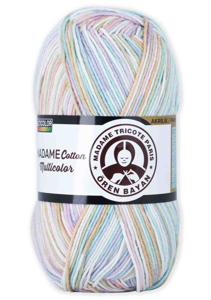 Ören Bayan Madame Cotton Multicolor El Örgü İpi 100 gr | 447