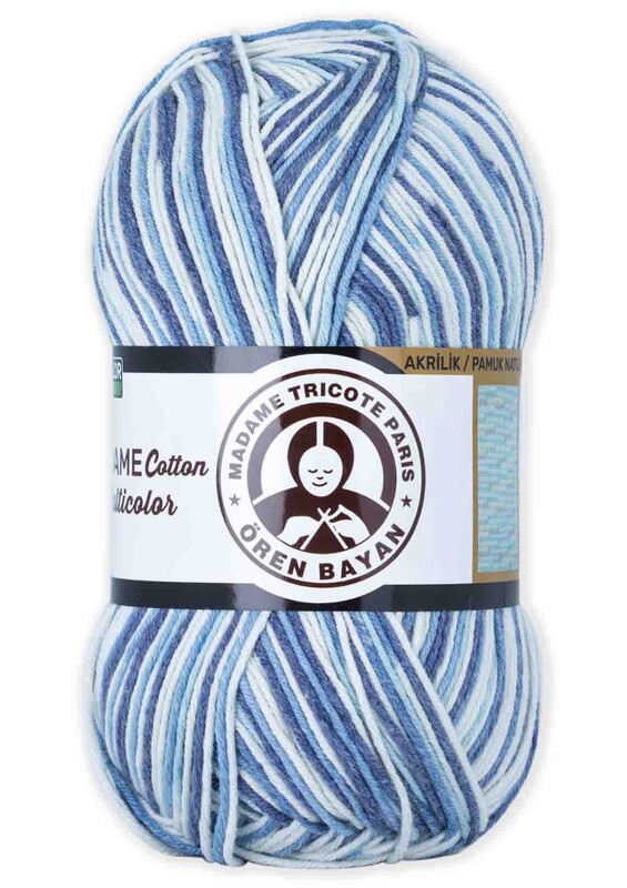 ÖREN BAYAN - Ören Bayan Madame Cotton Multicolor El Örgü İpi 100 gr | 445