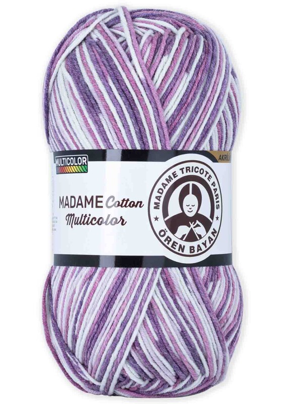 ÖREN BAYAN - Ören Bayan Madame Cotton Multicolor El Örgü İpi 100 gr | 444
