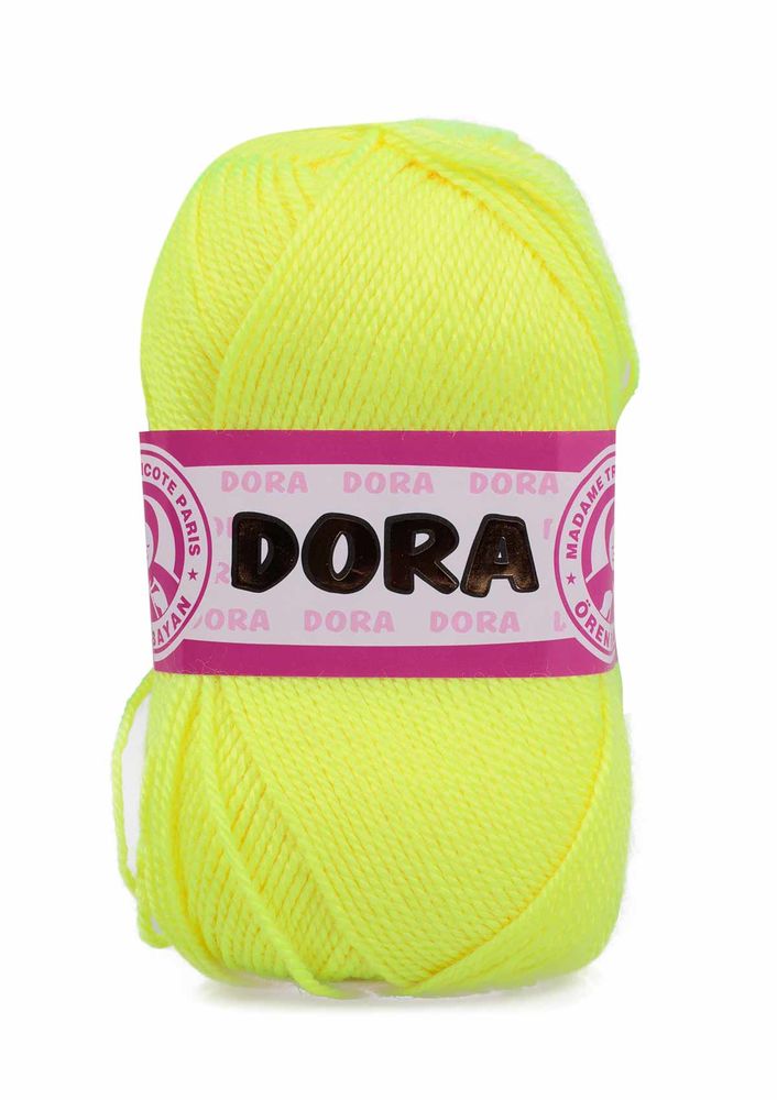 Ören Bayan Dora El Örgü İpi Neon Sarı 062