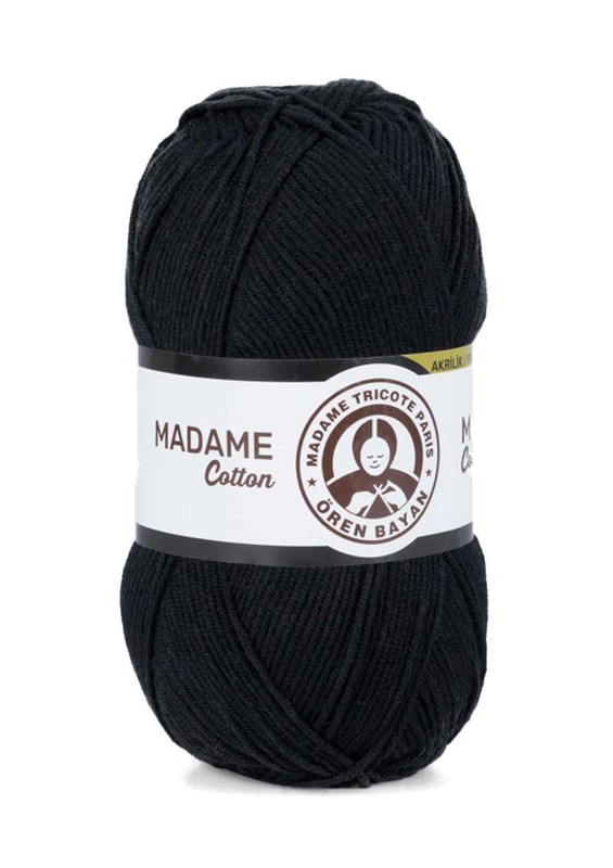ÖREN BAYAN - Ören Bayan Madame Cotton El Örgü İpi Siyah 999