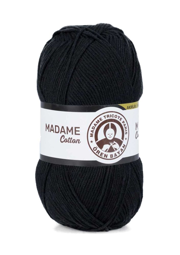 Ören Bayan Madame Cotton El Örgü İpi Siyah 999