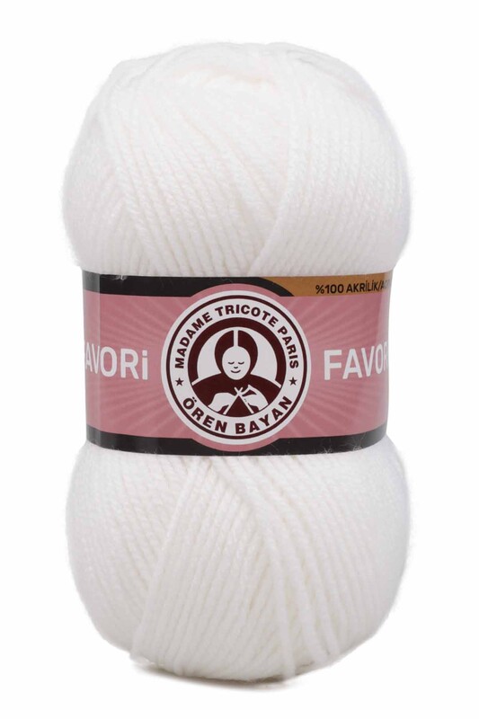 ÖREN BAYAN - Ören Bayan Favori Yarn/White 100