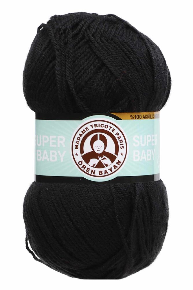 Ören Bayan Super Baby Yarn | Black 999