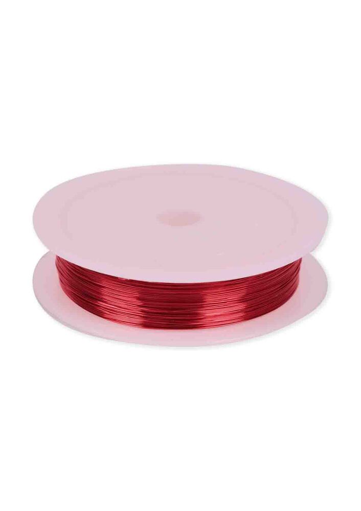 Renkli Çelik Tel 3 mm | Kırmızı