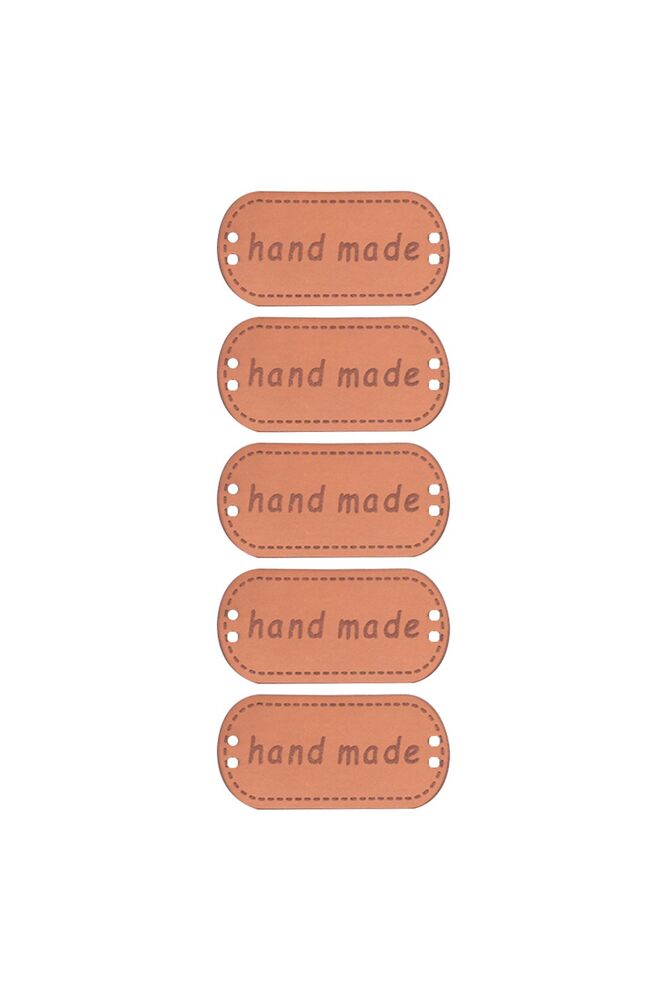 Deri Handmade Etiketi 5 li Model 18 | Renk1
