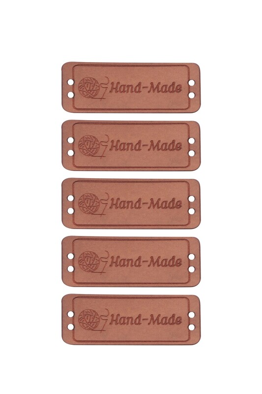 SİMİSSO - Deri Handmade Etiketi 5 li Model 19 | Renk3