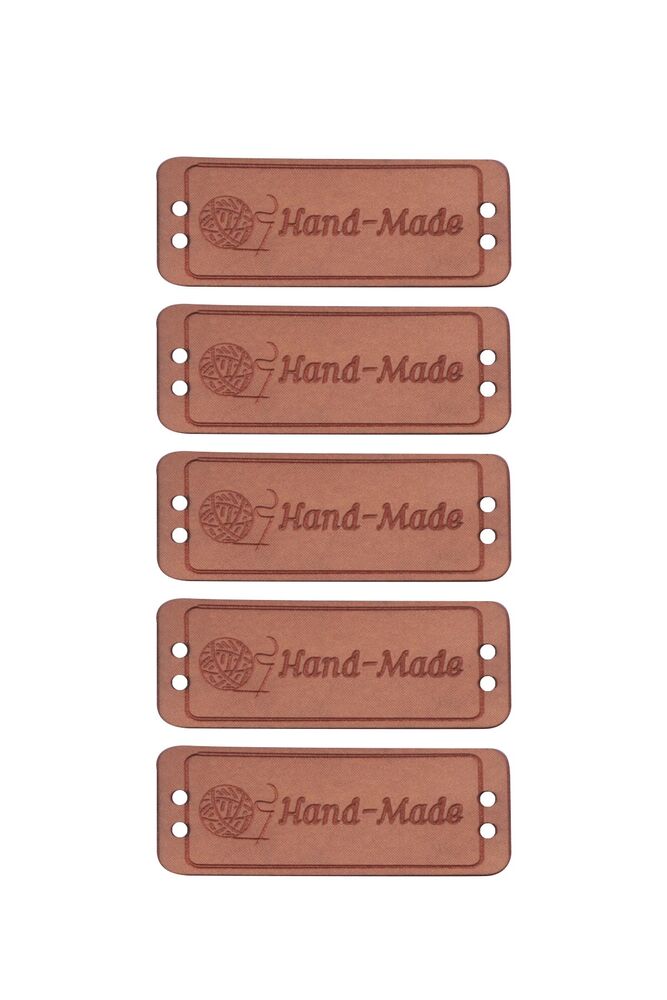 Deri Handmade Etiketi 5 li Model 19 | Renk3