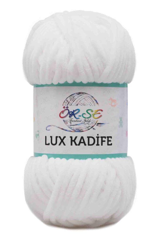 Пряжа Örse Lux Kadife/белый 
