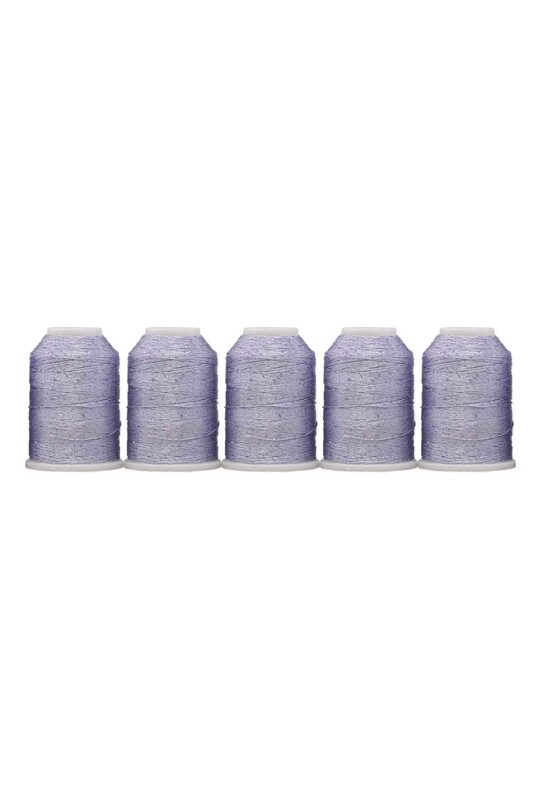 Leylak Polyester Oya ve Dantel İpi Simli 20 gr. 5'li | 521 - Thumbnail