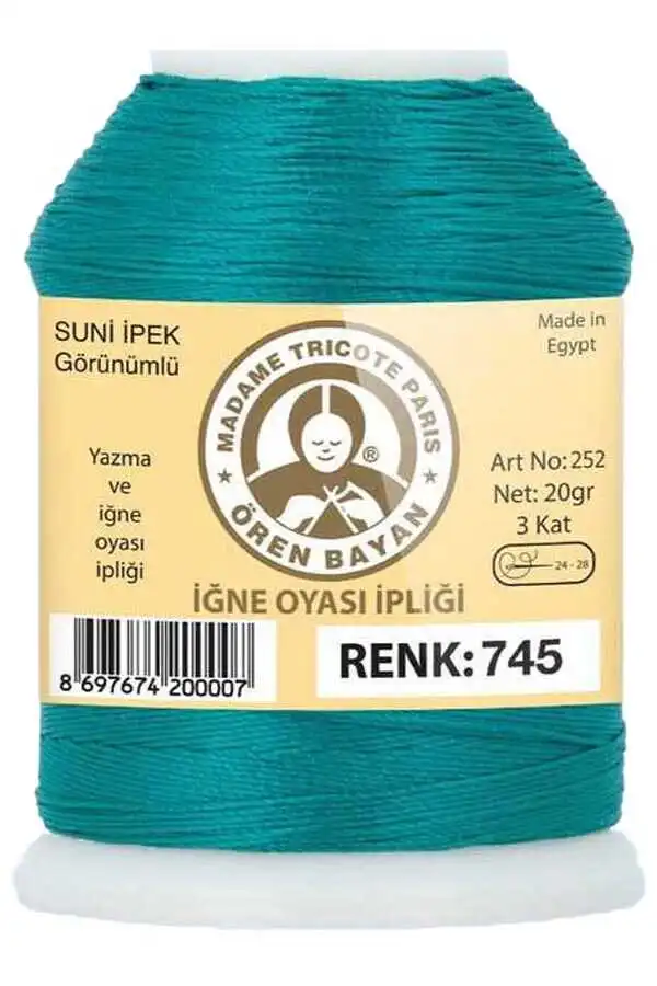 Ören Bayan Suni İpek Oya İpliği 20 gr | 745