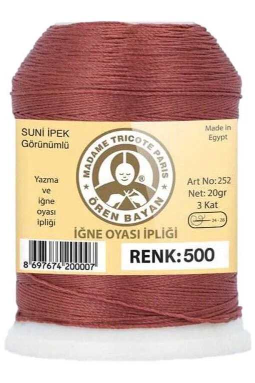 Ören Bayan Suni İpek Oya İpliği 20 gr | 500