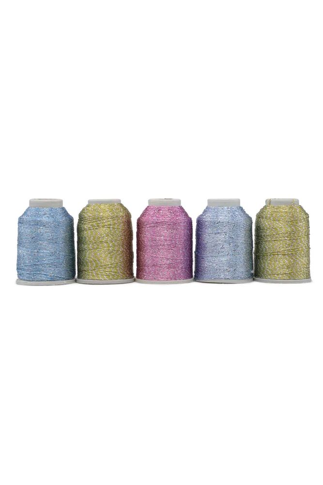 Polyester Oya ve Dantel İpi Simli 20 gr. 5'li | 908