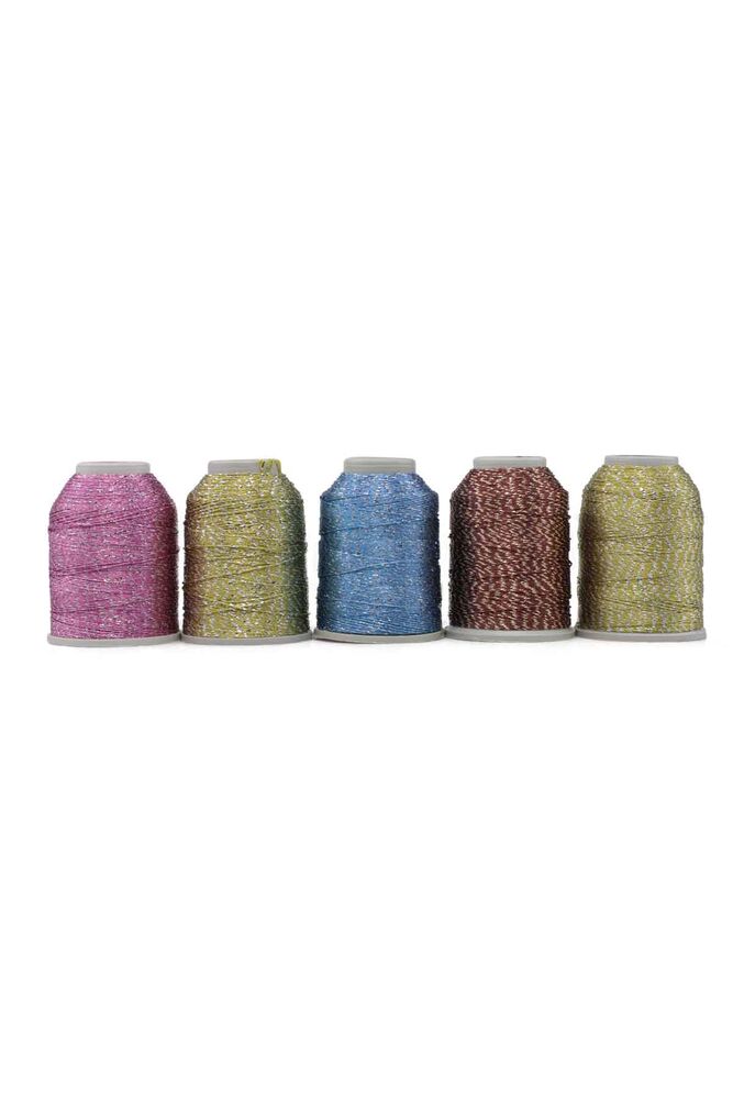 Polyester Oya ve Dantel İpi Simli 20 gr. 5'li | 904