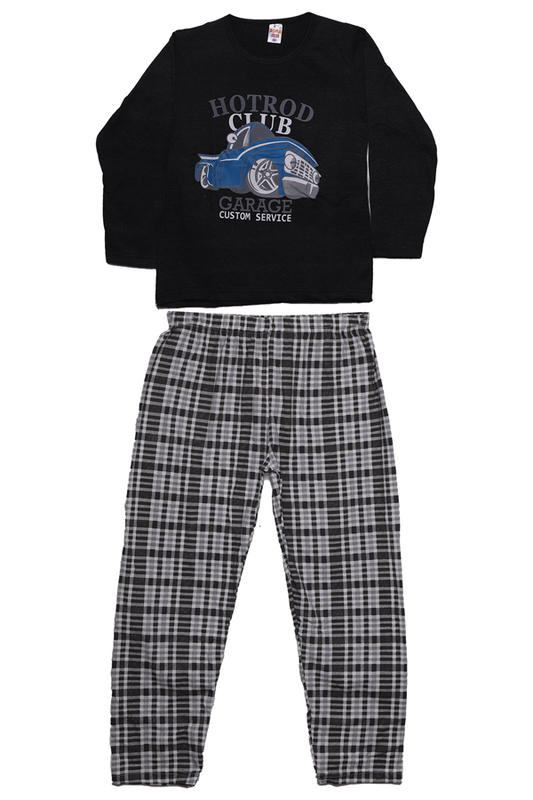 ASMA - Erkek Çocuk Pijama Takımı 14597 | Siyah