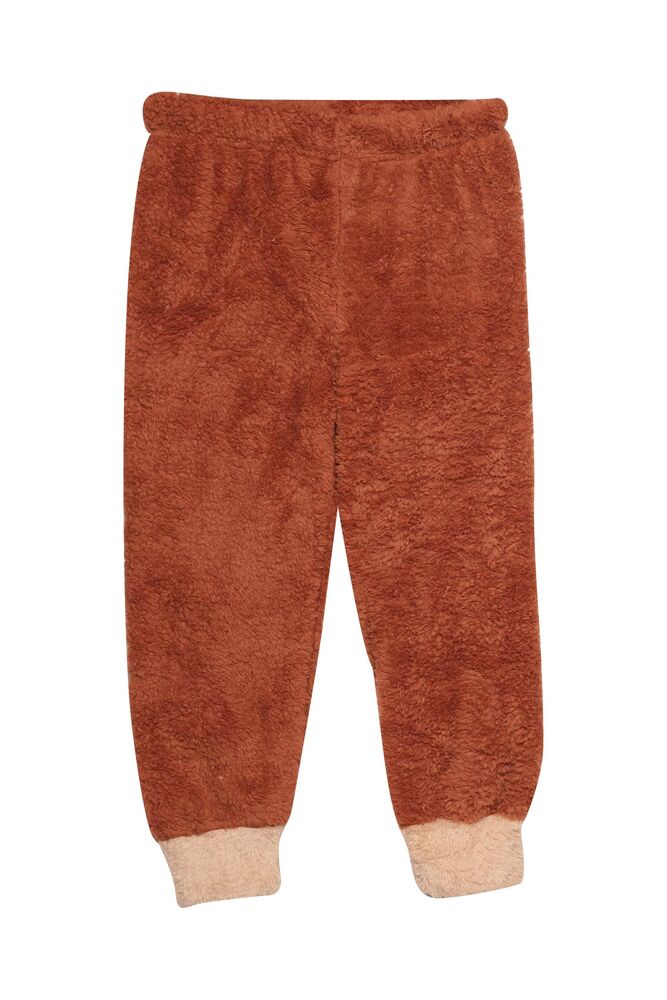 Erkek Çocuk Polar Pijama Takımı 7826 | Bej