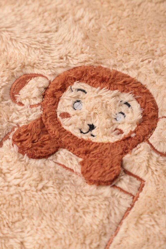Erkek Çocuk Polar Pijama Takımı 7826 | Bej