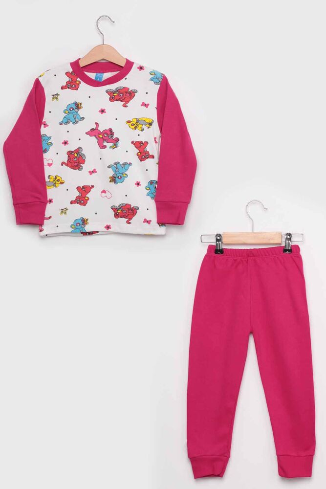 Gupse Tiger Printed Long Sleeve Pyjama Set | Pink