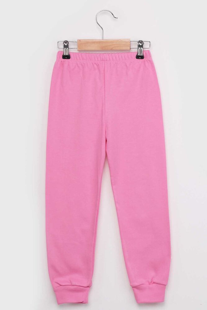 Gupse Rabbit Printed Long Sleeve Girl Pyjama Set | Pink