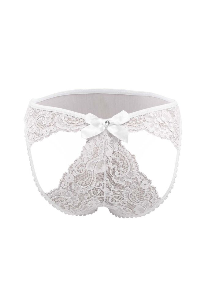 Cottonhill Transparent Tulle Panties | White