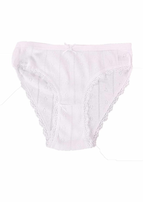 İLKE - İlke Jacquard Panties 272 | White