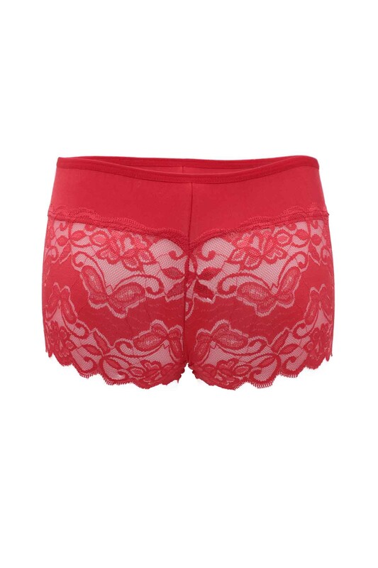 Mary Lüx Laced Hosiery Woman Boxer Short | Red - Thumbnail