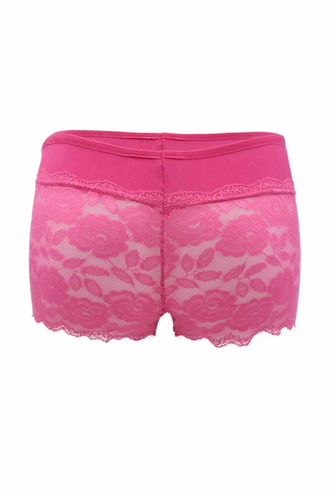 Mary Lux Laced Hosiery Woman Boxer Short | Fuschia
