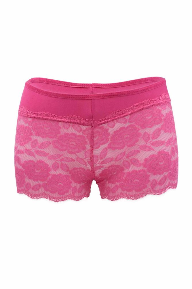 Mary Lux Laced Hosiery Woman Boxer Short | Fuschia