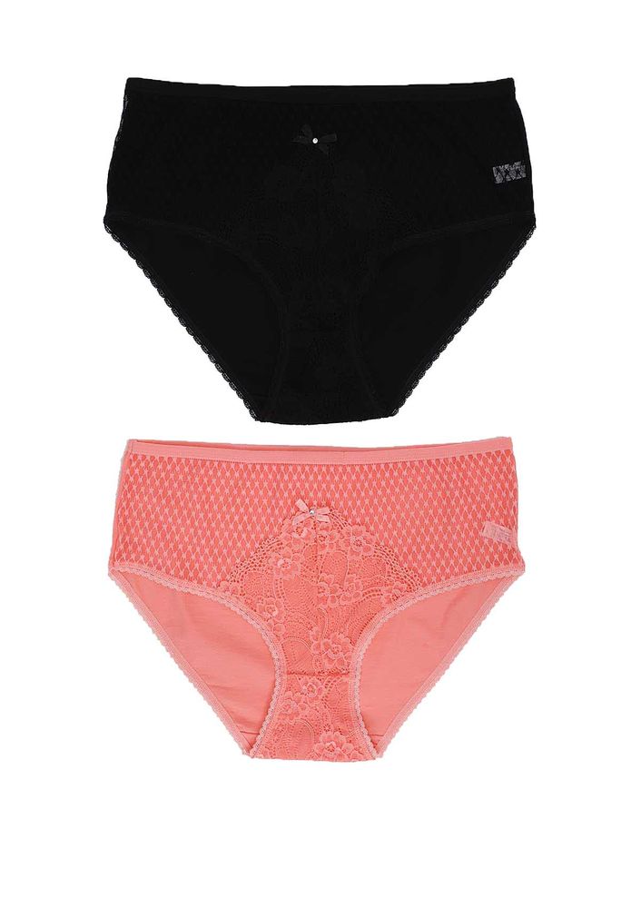 Papatya Plus Size Panties 2 Pack 545 | Mixed