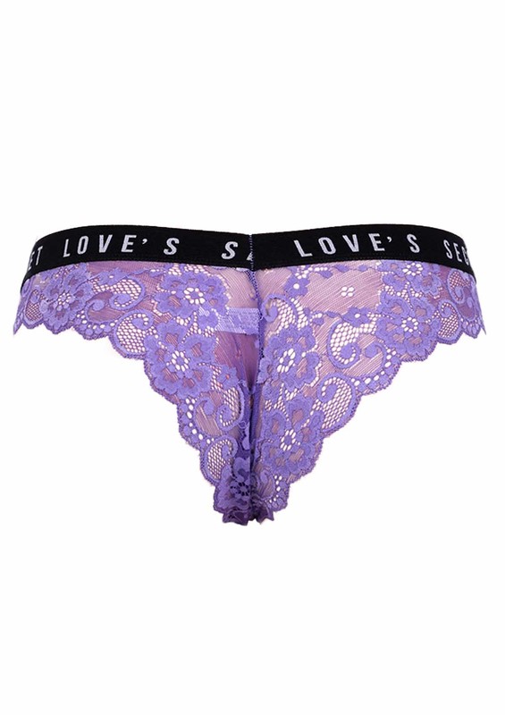 Laced Brazilian Panties 3993 | Lilac - Thumbnail