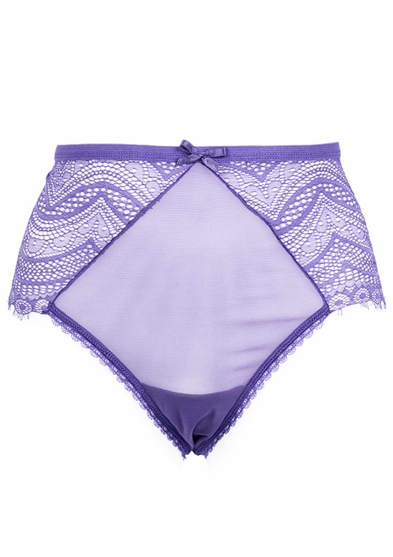 PAPATYA - Laced Plus Size Thong 3989 | Lilac