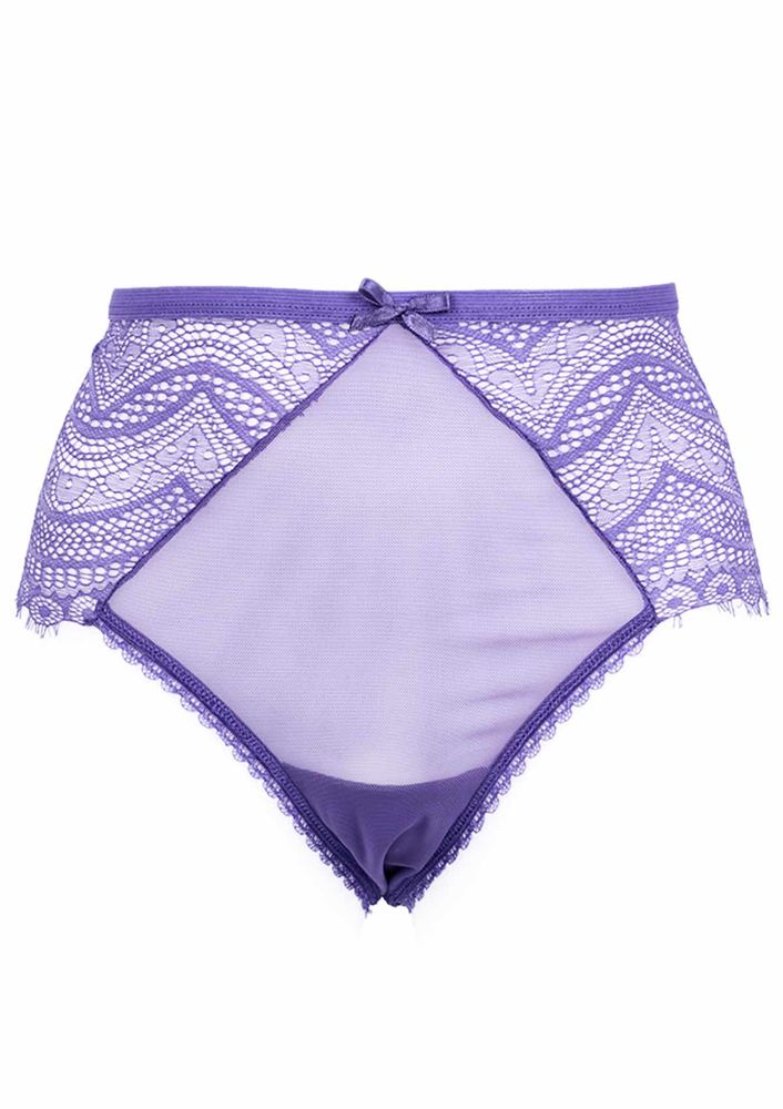 Laced Plus Size Thong 3989 | Lilac