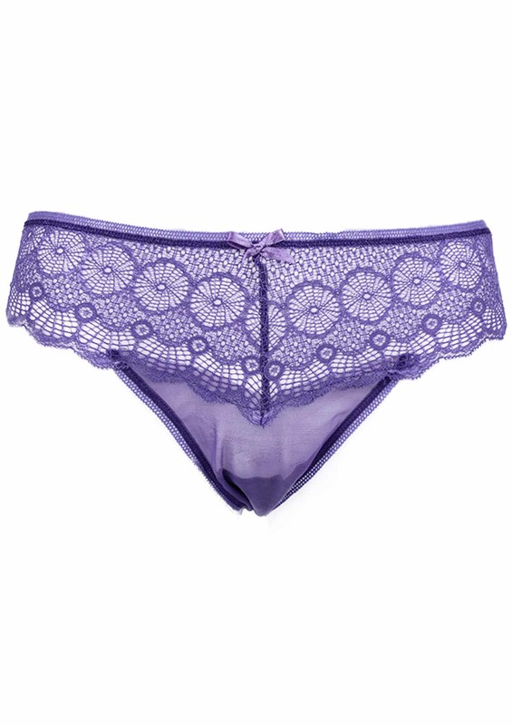 PAPATYA - Laced Tulle Thong 4078 | Lilac