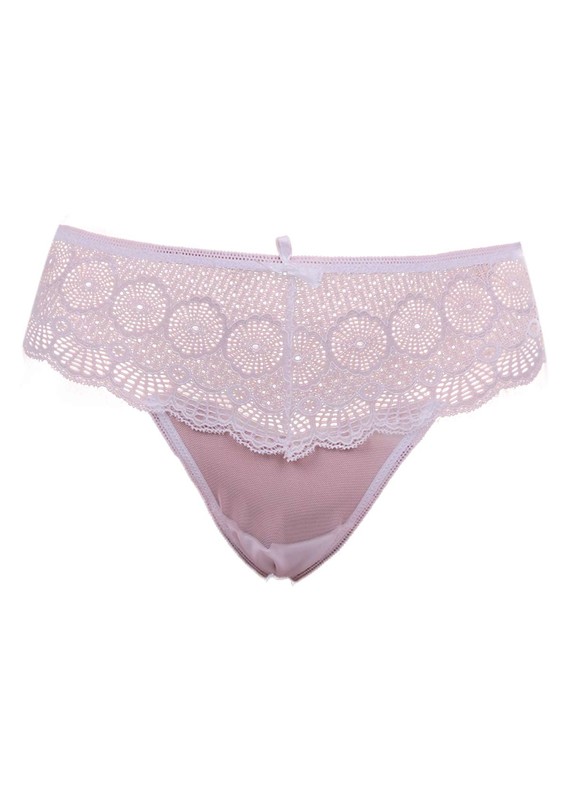 PAPATYA - Laced Tulle Thong 4078 | Ecru