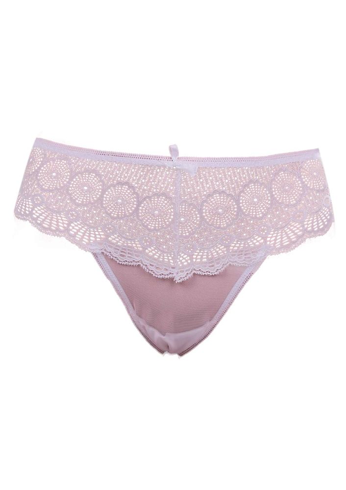 Laced Tulle Thong 4078 | Ecru