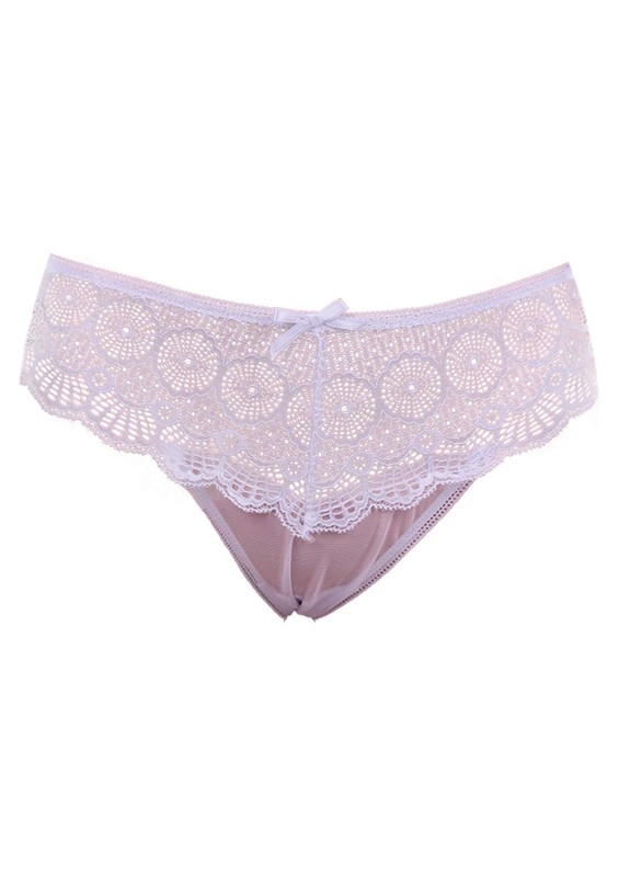 PAPATYA - Laced Tulle Thong 4078 | White