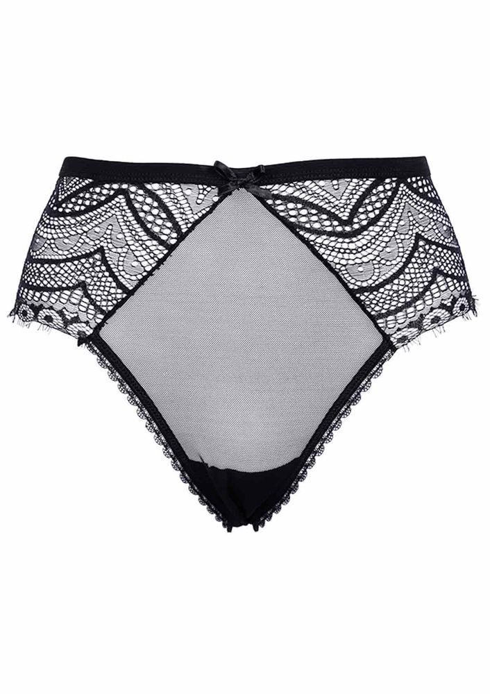 Laced Plus Sized Thong 3988 | Black
