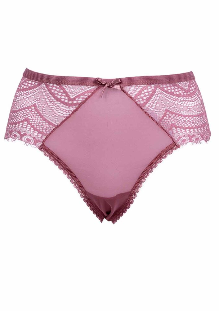 Laced Plus Size Thong 3988 | Dusty Rose