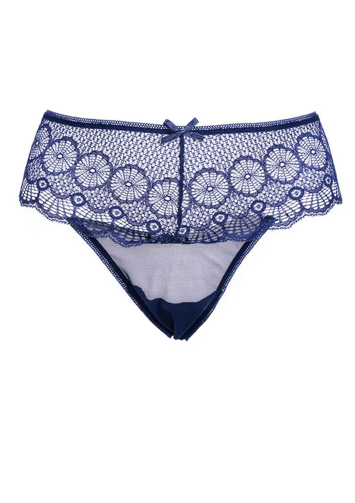 Laced Tulle Thong 4079 | Ultramarine