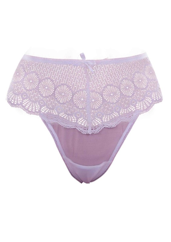 PAPATYA - Laced Tulle Thong 4079 | Ecru