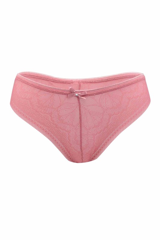 Papatya Laced Tulle Panties | Dusty Rose - Thumbnail