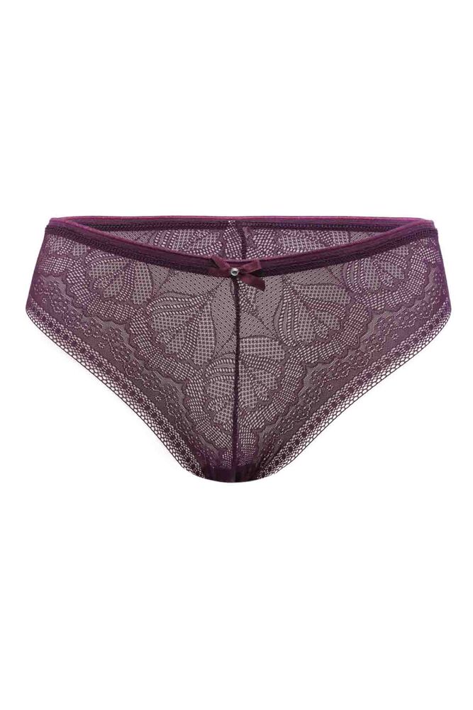Papatya Laced Tulle Panties | Purple