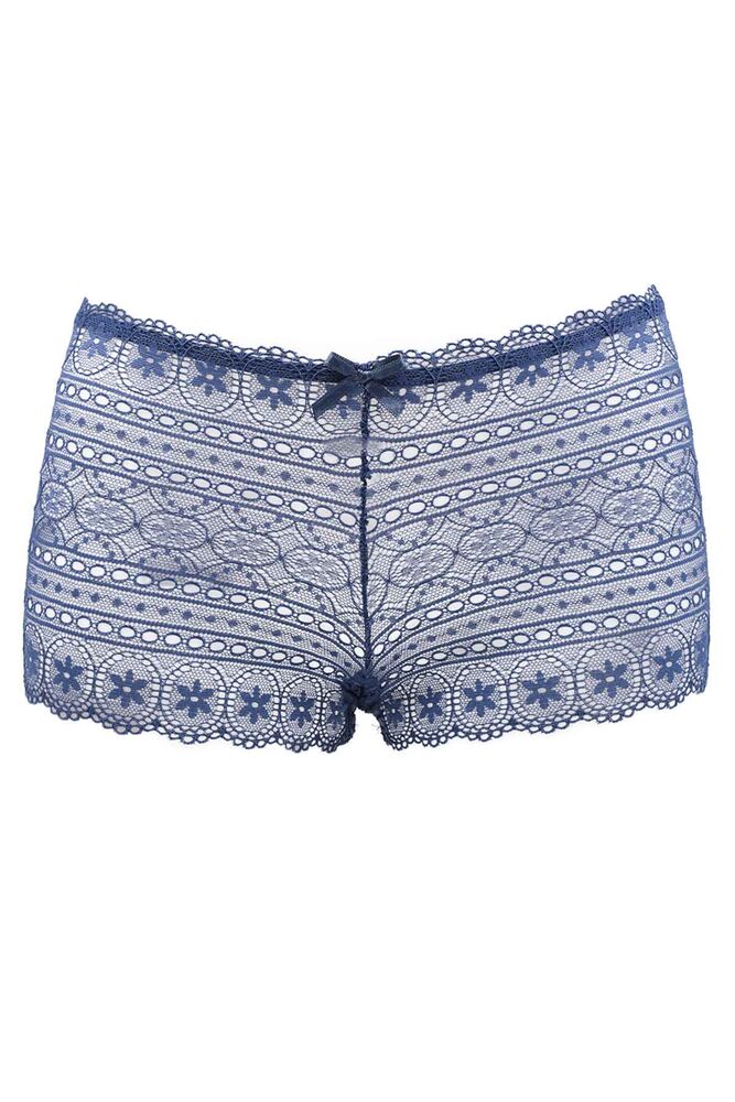Papatya Laced Tulle Boxer | Blue