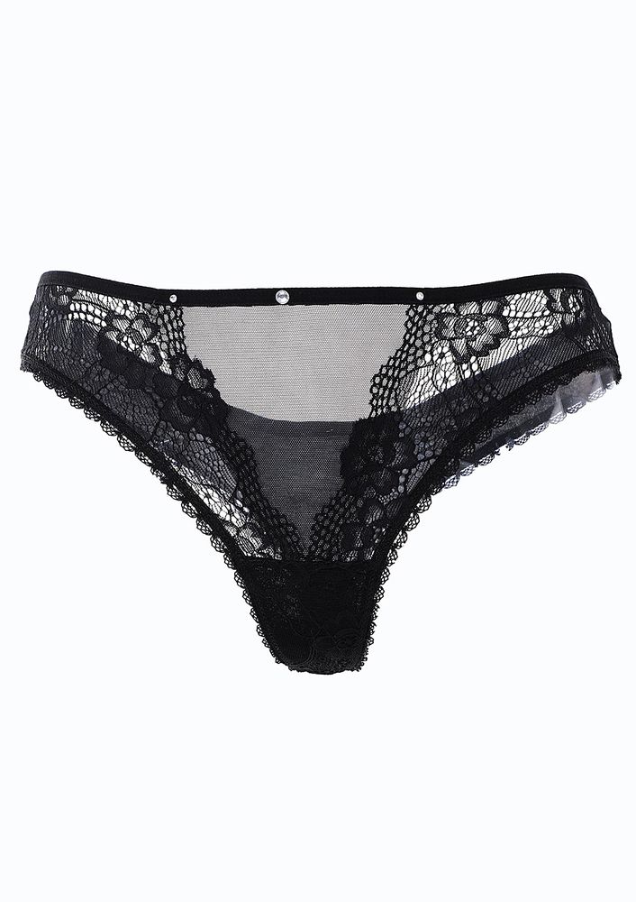 Papatya Tanga 3416 | Siyah