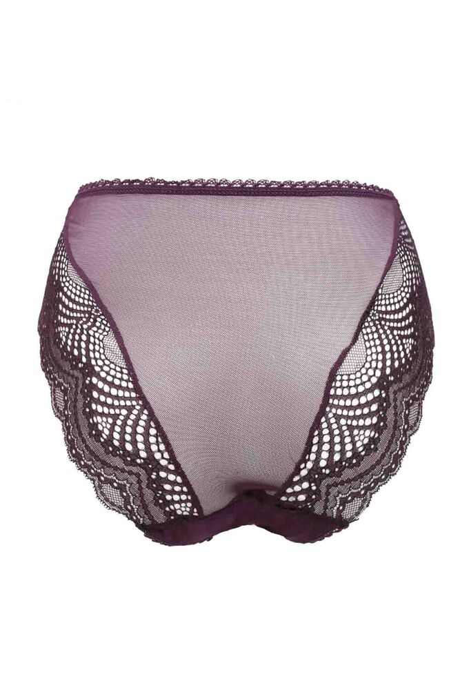 Laced Woman Tulle Panties 744 | Plum