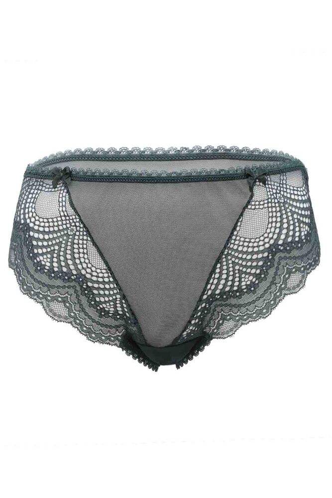 Woman Laced Tulle Panties 744 | Green