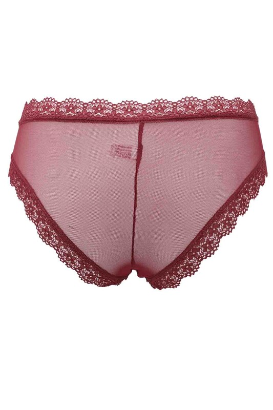 Laced Woman Tulle Panties 739 | Bordeaux - Thumbnail