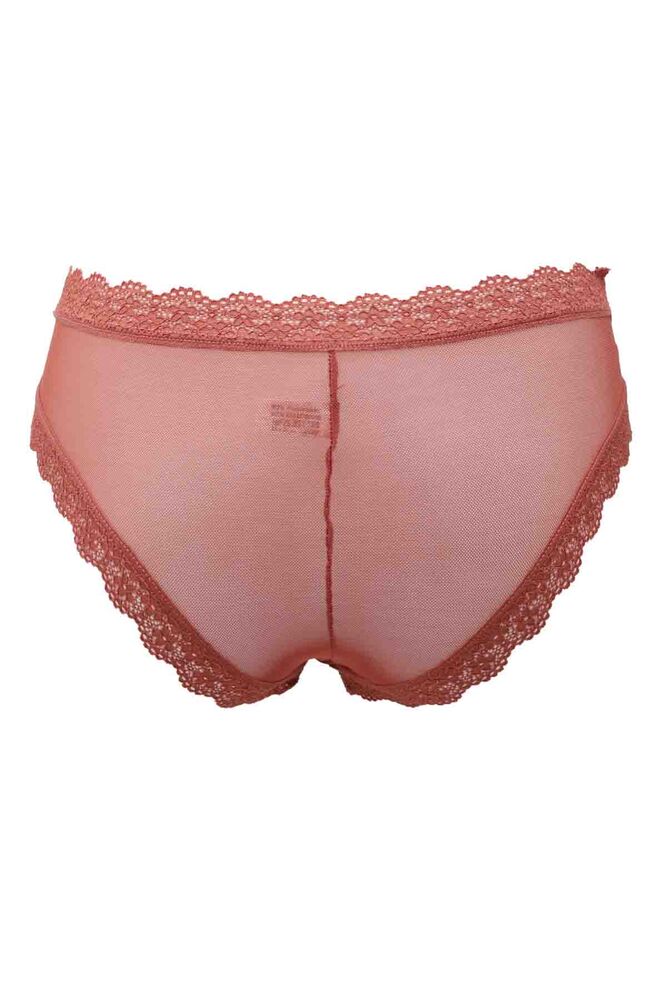Laced Woman Tulle Panties 739 | Tile Red