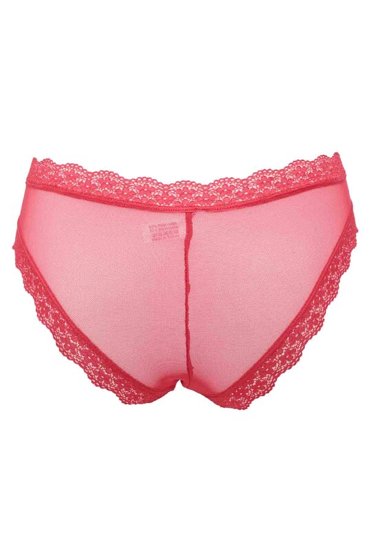 Laced Woman Tulle Panties 739 | Red - Thumbnail