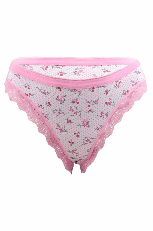 Tutku Laced Woman Panties 528 | Pink - Thumbnail